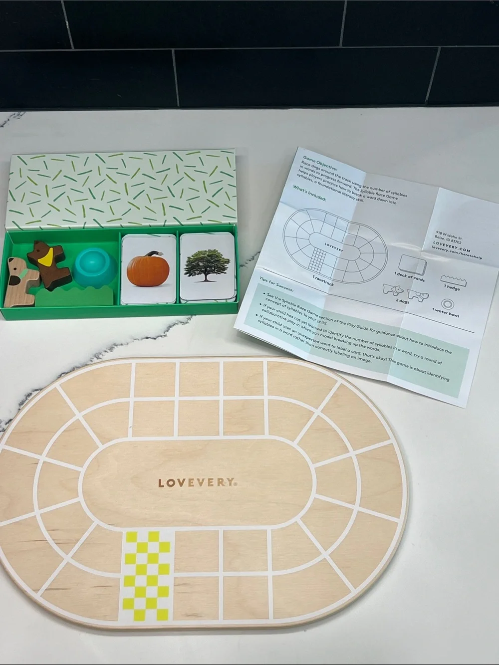 LOVEVERY Syllable Race Game from Reading Skill Set Part 1